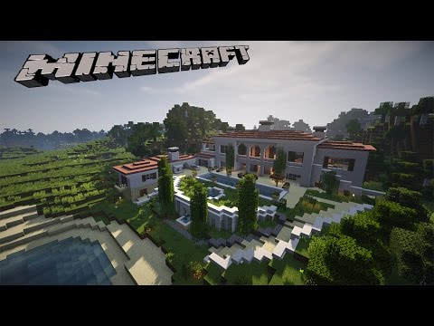 LorLex - Minecraft - Beautiful Italian Mansion - House Map w/ Download
