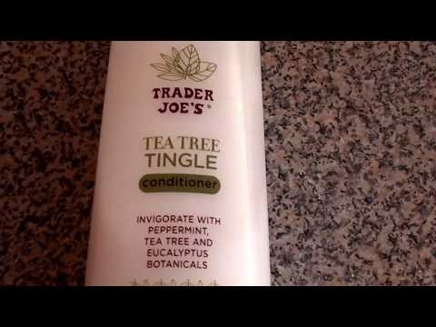 Trader Joe's tea tree tingle conditioner REVIEW