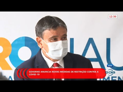 Governo anuncia novas medidas de restrição contra Covid-19 10 03 2021