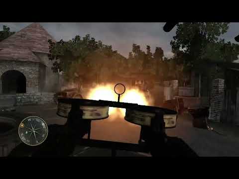 The twin Vickers K machine guns in Call of Duty 3 are insane (volume warning)