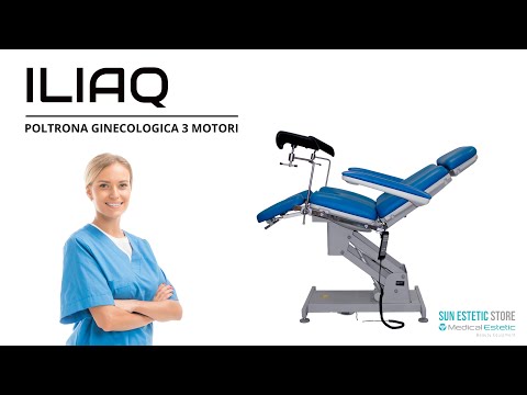 Iliaq poltrona ginecologica elettrica 3 motori