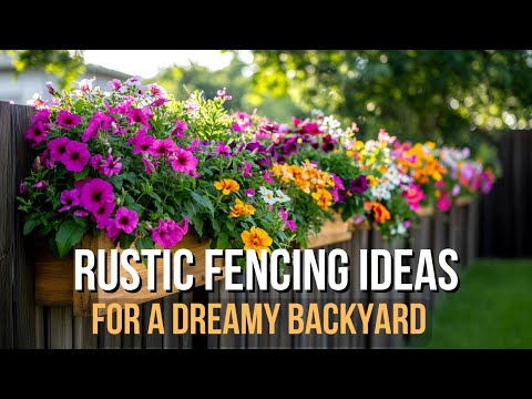 Rustic Fence Inspiration: Craft a Farmhouse-Style Garden You’ll Love