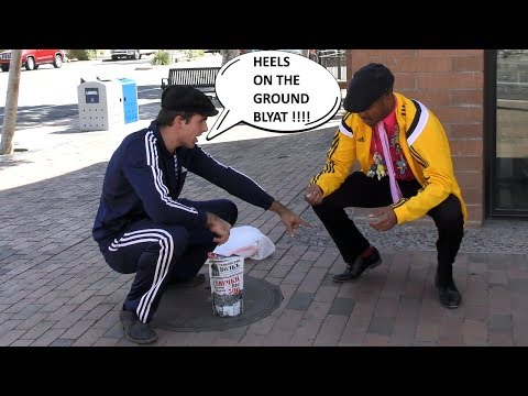 Russian Gopnik Anatoly Teaches Americans How to Squat