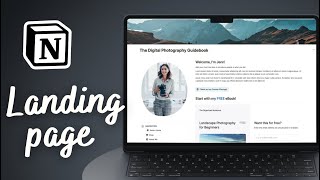 How to Build Your Digital Product Landing Page with Notion? | No-code & Easy Website