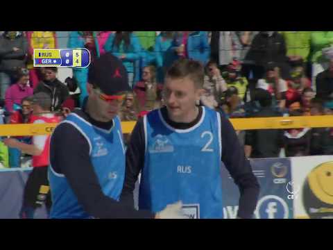 Men's Finals - 2018 CEV Snow Volleyball European Championship - Wagrain-Kleinarl & Flachau (AUT)