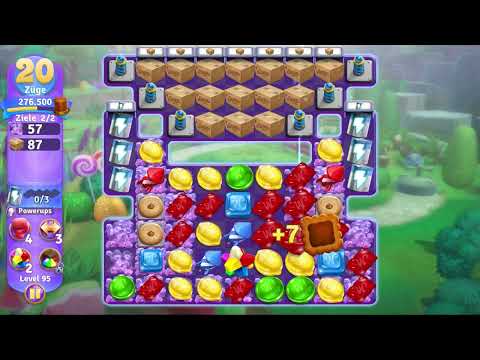 Wonka's World of Candy Level 95 no booster [Gameplay Walkthrough] [Zynga]
