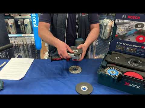 Bosch X-LOCK - Rapid Change of Grinder Disc