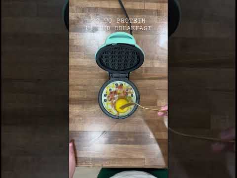 This Dash waffle maker is even better for eggs🙌🏼 #amazon #dash #amazonfinds #amazonmusthave