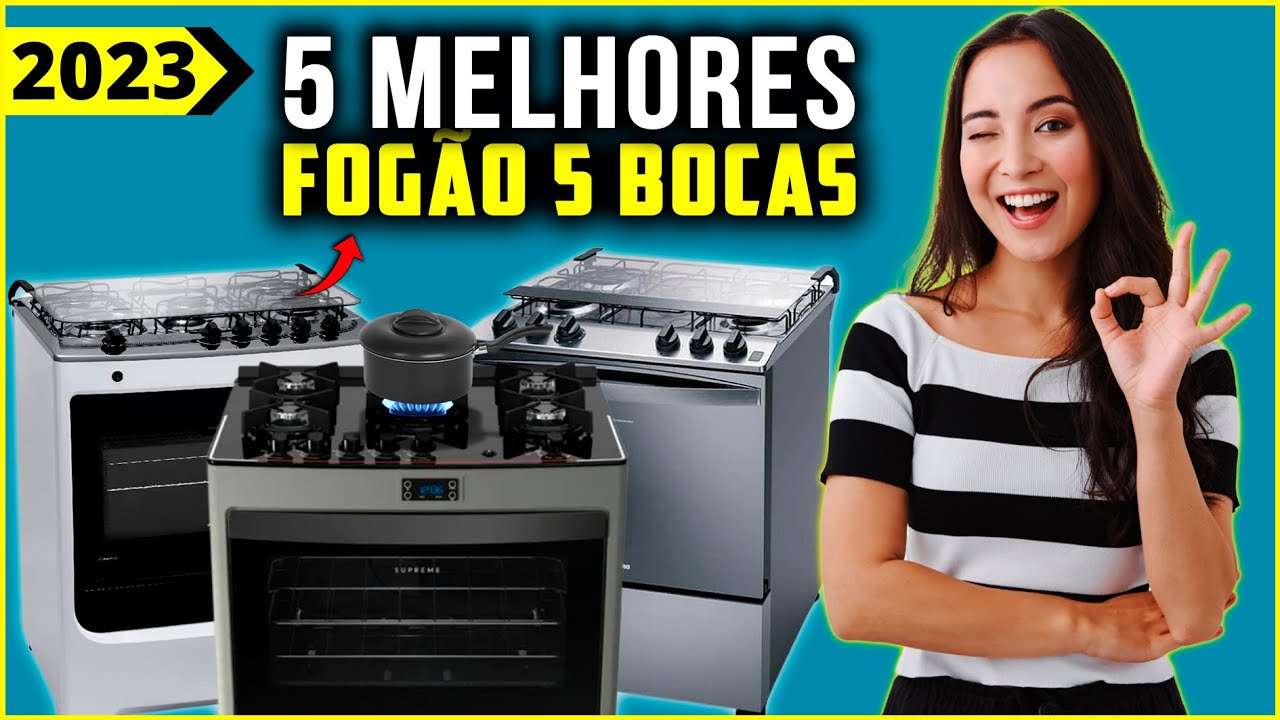 OS 5 MELHORES FOGÃO 5 BOCAS EM 2023!