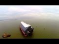 Hoegh Osaka - Aerial Footage of Beached Cargo ...