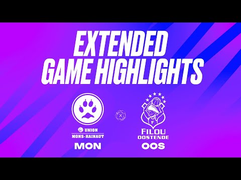 Union Mons-Hainaut vs. Filou Oostende Extended Game Highlights