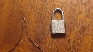 how to pick diary lock