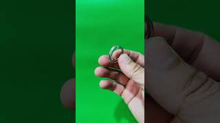 Show you how to make stainless steel wire to make a key ring #diy #diycrafts #creative