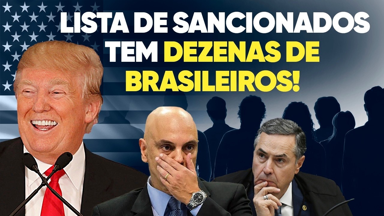 Trump confirma longa lista de autoridades sancionadas 😮