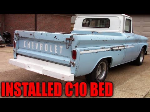 Fleetside bed installed 63 Chevy c10