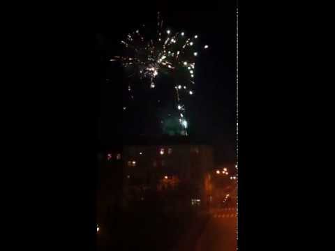 NYE on the streets of Žižkov, Prague