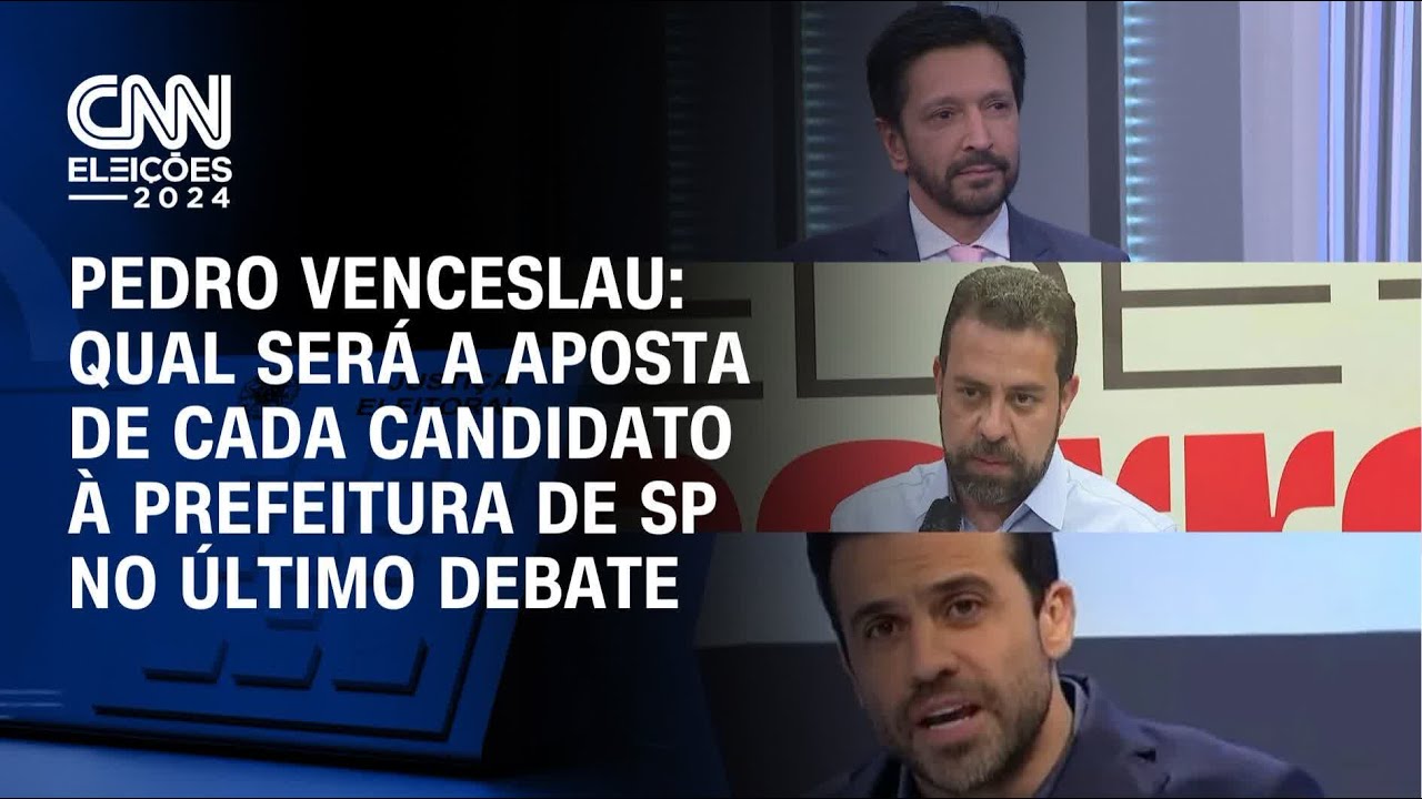 Pedro Venceslau: Qual será a aposta de cada candidato à Prefeitura de SP no último debate | CNN 360°