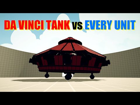 TABS Da Vinci Tank vs Every Unit - Totally Accurate Battle Simulator