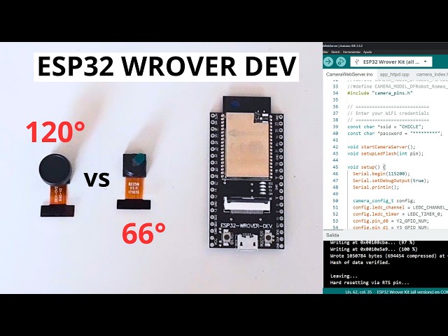 Vídeo relacionado con AZDelivery Módulo de Cámara ESP32 (ESP32 WiFi/Módulo Bluetooth ESP32 Incluyendo la cámara) Compatible con Arduino con E-Book Incluido!