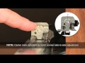 Side-to-side Adjustment