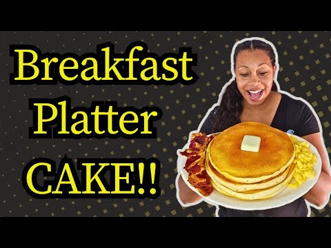 Hyper Realistic Pancake, Egg, & Bacon Cake!