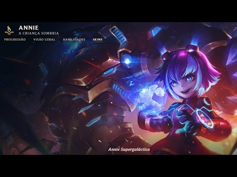 Annie Supergaláctica Completo!!! - League of Legends