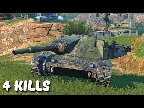 KpfPz 70 - 4 KILLS | 5,6 K Damage, WoT Blitz Replay