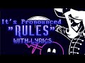 It S Pronounced Rules WITH LYRICS Deltarune Chapter 2 Cover FT Stashclub3768