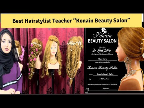 Advanced 7 Days Hairstyling Classes From Konain Beauty Salon || @IfrahsMehndiDesign