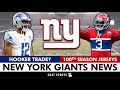 NY Giants Rumors: Hendon Hooker Trade? + Giants Century Red 100th Season Jersey Reaction