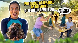 PRODUÇÃO DE ALFENIN E RAPADURA Moagem no engenho Família Pereira BEZERA em Migares Ceará 30 Junho 