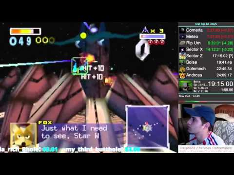 Star Fox 64 Any% in 23:58 [Old]