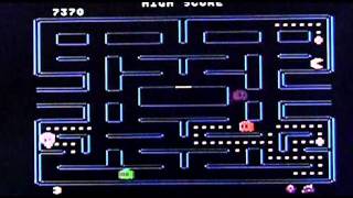 Pac-Man on Atari 8 bit / 65XE. Gameplay & Commentary