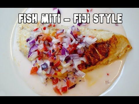 Swordfish with Miti - Ika Vaka Miti