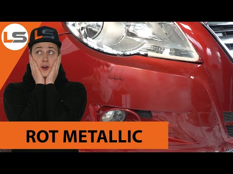 Smart Repair with spray can painting - Car paint repair in metallic red | LACKSTORE
