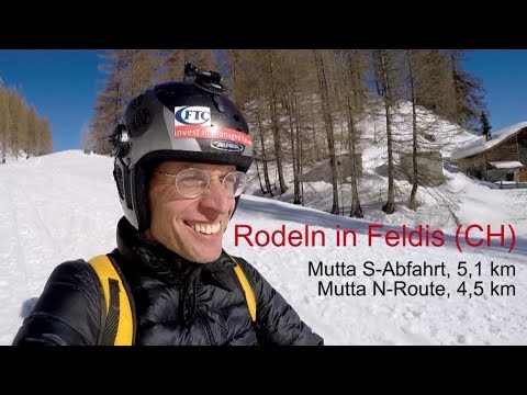 Feldis CH Schlitteln Rodeln Mutta Abfahrten Der Alpenrodler