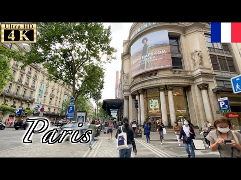 🇫🇷Paris Summer Walk - 9th arrondissement of Paris -【4K 60fps】