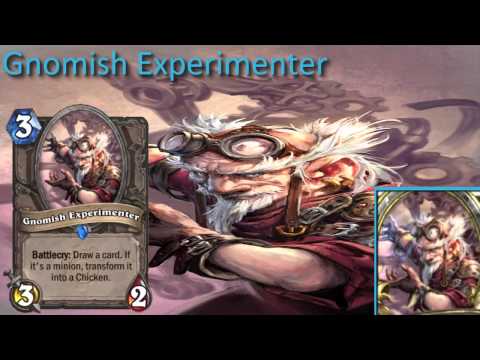 Gnomish Experimenter card sounds in 12 languages -Hearthstone ✔