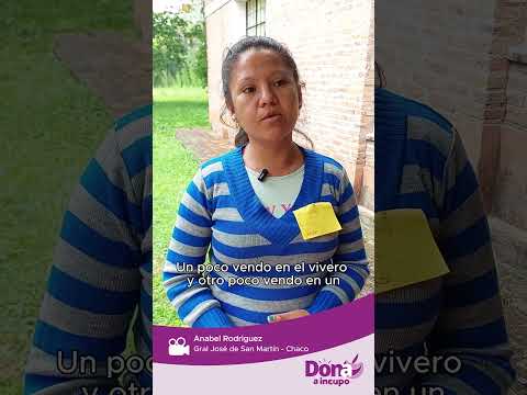 Anabel, emprendedora de Gral. San Martín, Chaco.