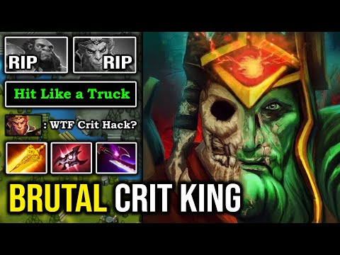 ULTIMATE CRITICAL KING Hit Like a Truck Deleted Everyone with Silver Edge & Armlet 100% IMBA DotA 2