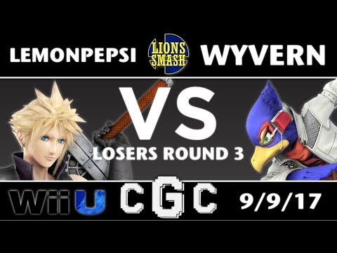 CGC Smash Fall 2017 - Lemonpepsi (Cloud) vs Wyvern (Falco) - Smash 4 Losers Round 3