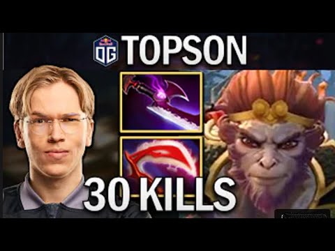OG.TOPSON MONKEY KING WITH DESO-SILVEREDGE - DOTA 2 7.30 GAMEPLAY