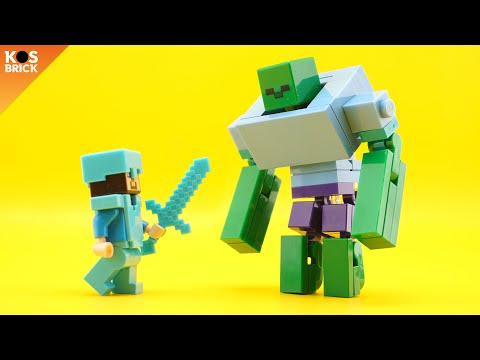 Lego Minecraft Mutant Zombie (Tutorial)