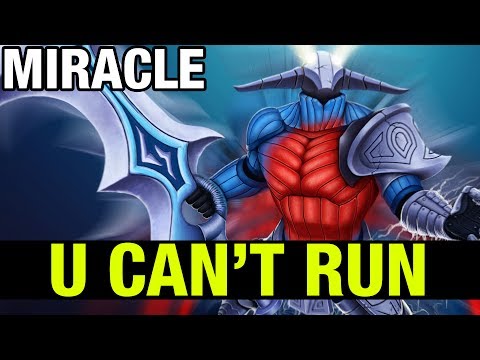 U CAN'T RUN !! - MIRACLE- SVEN - Dota 2