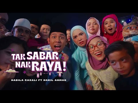 Nabila Razali feat. Nabil Ahmad - Tak Sabar Nak Raya (Official Music Video)