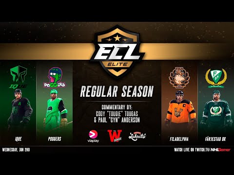 Ique vs Poggers & FILADELPHIA vs Färjestad BK - ECL 12 Elite | NHL 21 EASHL 6s