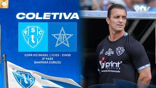 #PapãoTV: COLETIVA PÓS JOGO DO TÉCNICO JÚNIOR ROCHA (PAYSANDU 3X1 PORTUGUESA ) - AO VIVO