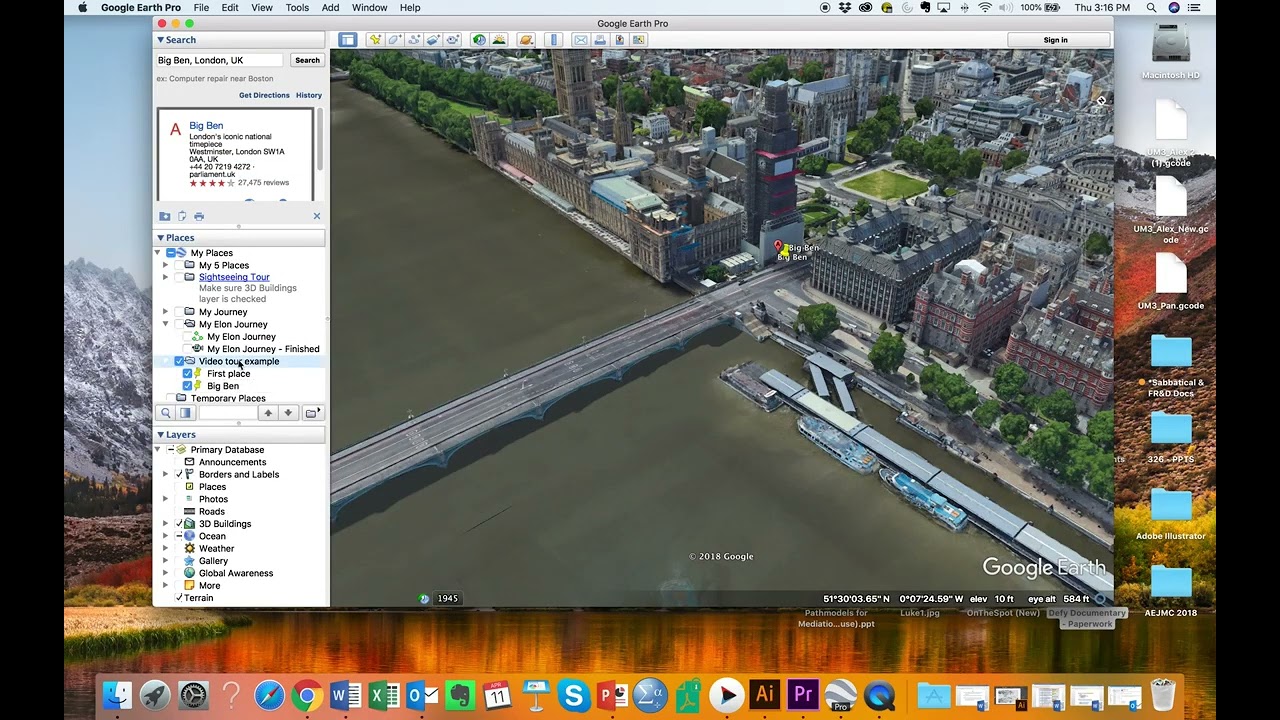 Google Earth Pro Tour Tutorial
