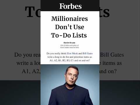 Millionaires use this productivity method #timebox
