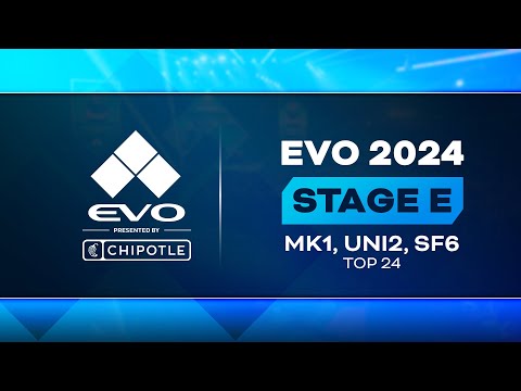 Evo 2024 Day 2: Stage E - MK1, UNI2, SF6 - Top 24